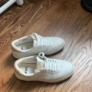 Madewell Court Sneakers in White Leather